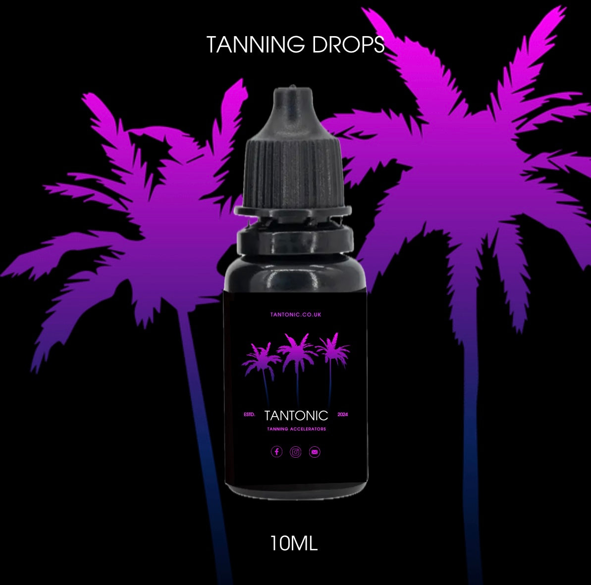 Juicy Tanning Oral Drops 10ML - NEW FLAVOUR (Triple+ & Golden Grade Strength)