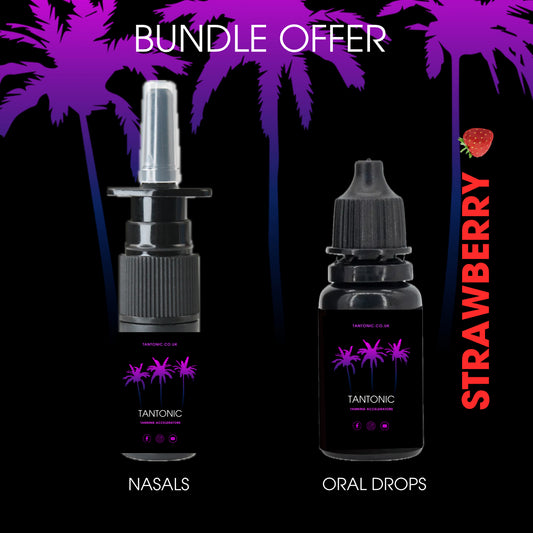 Juicy Tanning Saving Bundle | Strawberry 🍓 (Nasals & Drops)